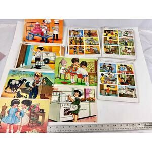 VTG Loteria De Artes Y Oficios Lot of 34 Cards Boards Mexico Bingo